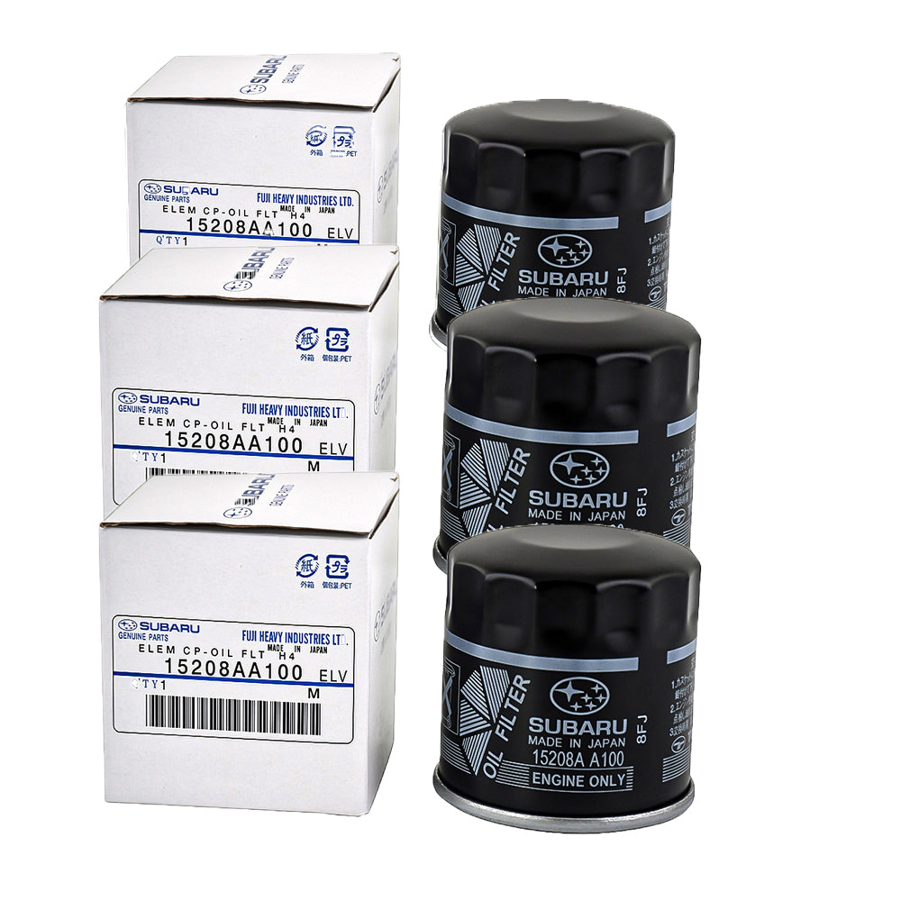 Impreza Legacy Outback Forester 3 PACK Subaru Engine Oil Filter
