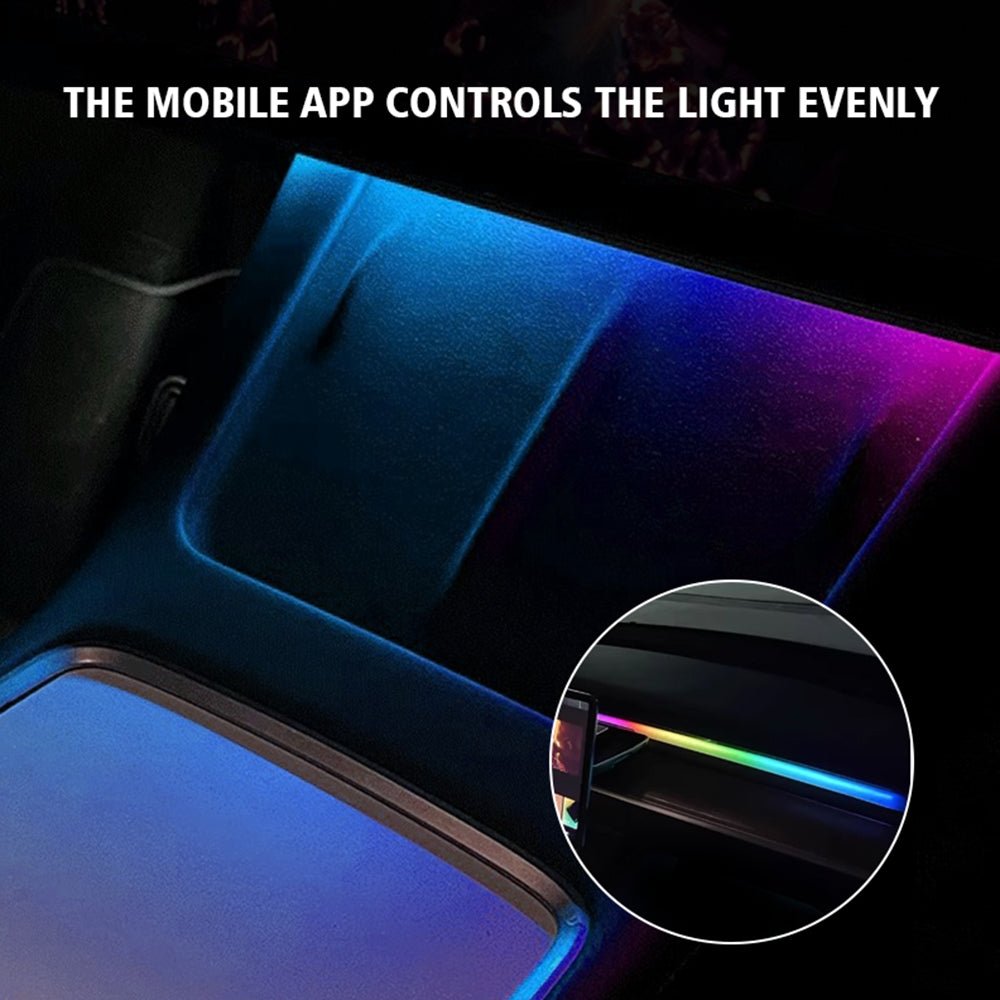 Center Console + Dashboard Ambient Light for 2021 - 2023 Tesla Model 3/Y Interior Light | Tlyard