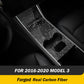 Center Console Real Carbon Fiber For 2017 - 2024 Tesla Model 3/ Y