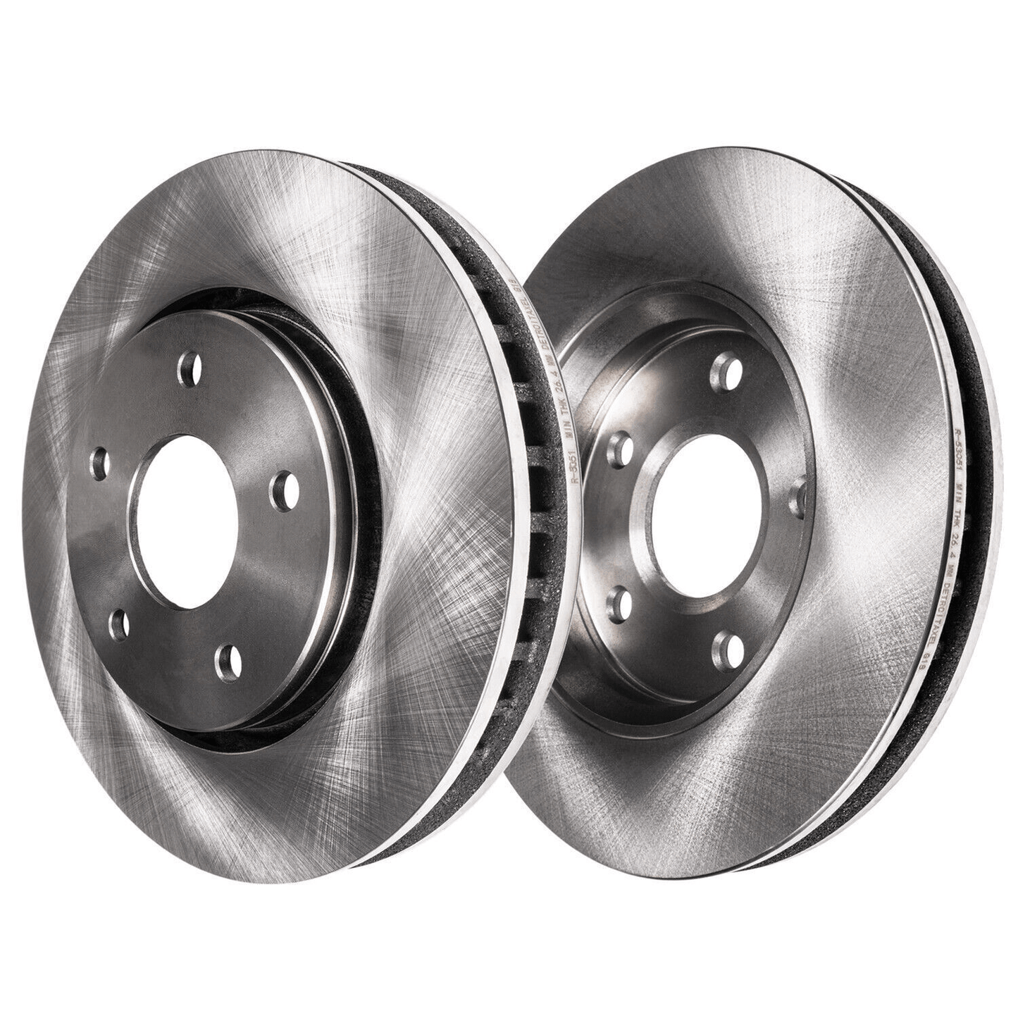 Chevrolet Impala 2006 - 2013 Front Drilled Slotted Brake Rotors & Pads Kit