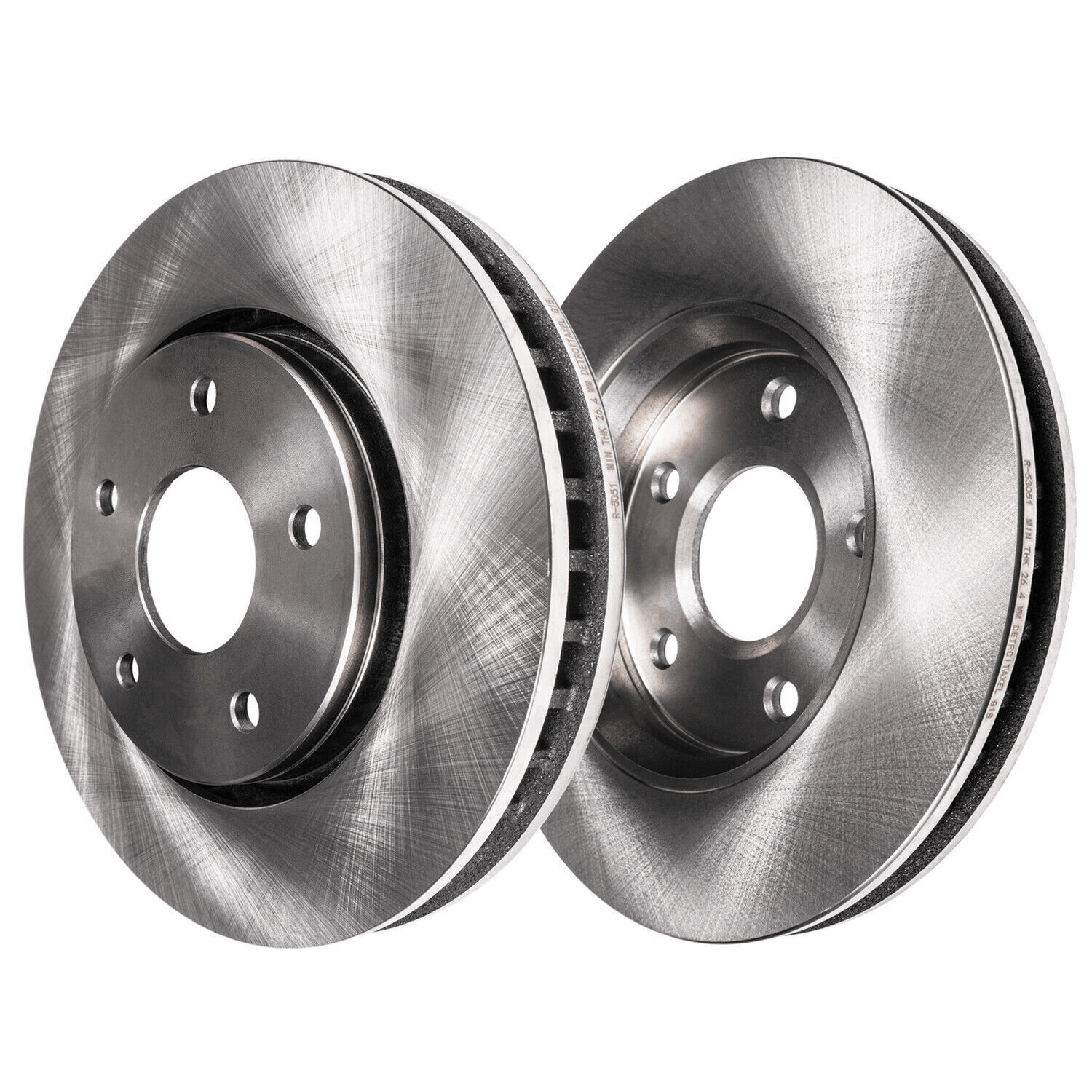 Chevrolet Impala 2006 - 2013 Front Drilled Slotted Brake Rotors & Pads Kit