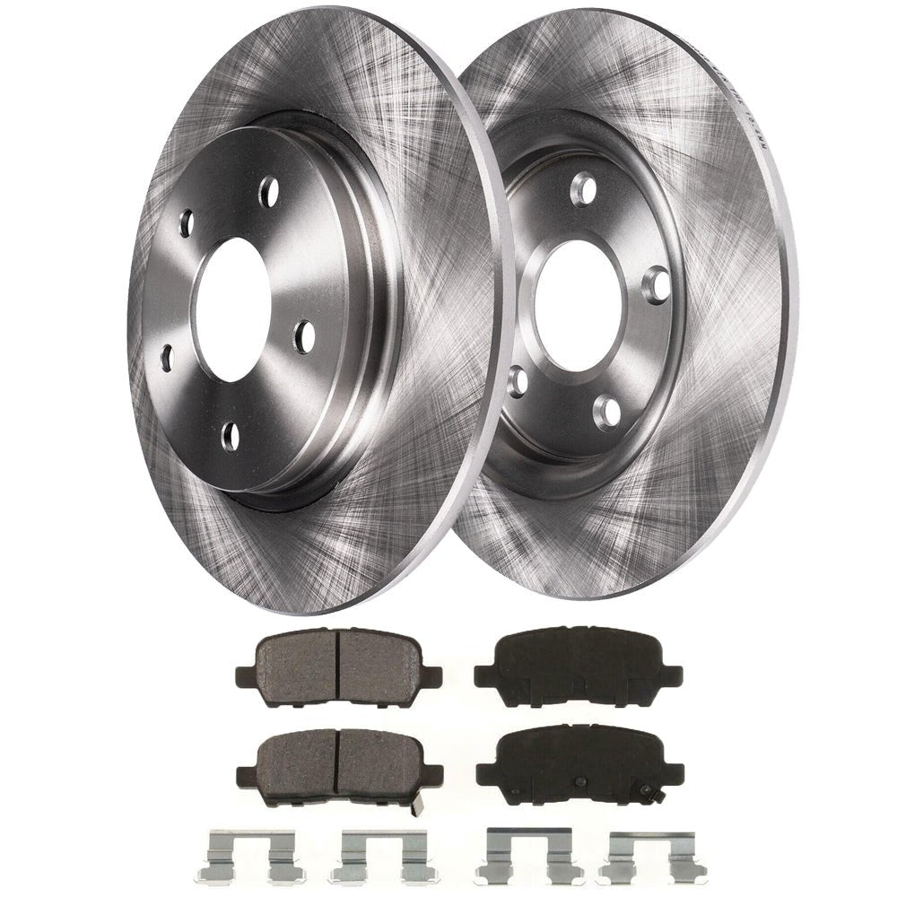 Chevrolet Impala 2011 - 2013 Rear Disc Rotors & Brake Pads Kit