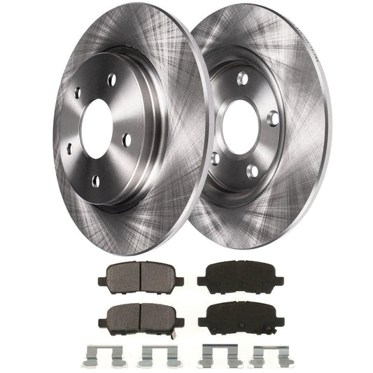 Chevrolet Impala 2011 - 2013 Rear Disc Rotors & Brake Pads Kit