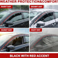 Chevy Silverado GMC Sierra 07-14 Window Visors Vent Shades 4PCS