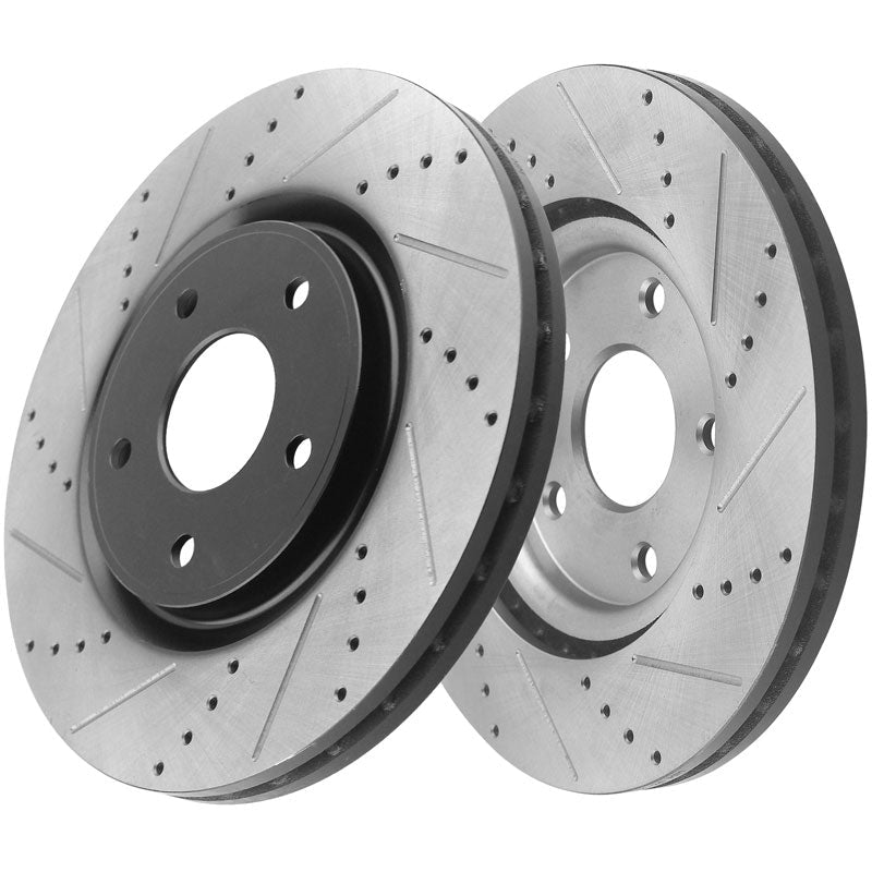Chrysler Town & Countr 2012 - 2016 Front Brake Rotors and Brake Pads Kits
