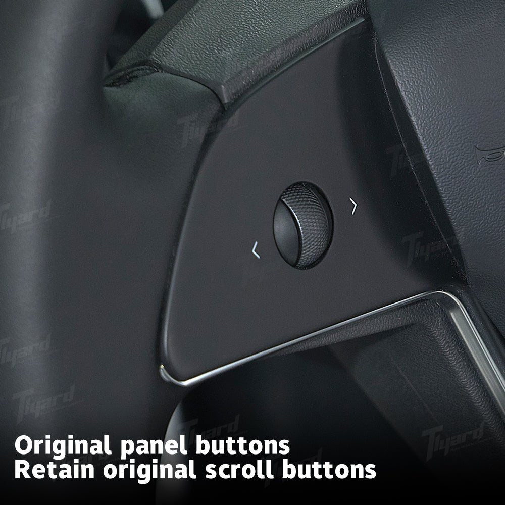 Cybertruck Style Steering Wheel for Tesla Model 3 & Model Y – CyberWheel Inspired by Cybertruck Design