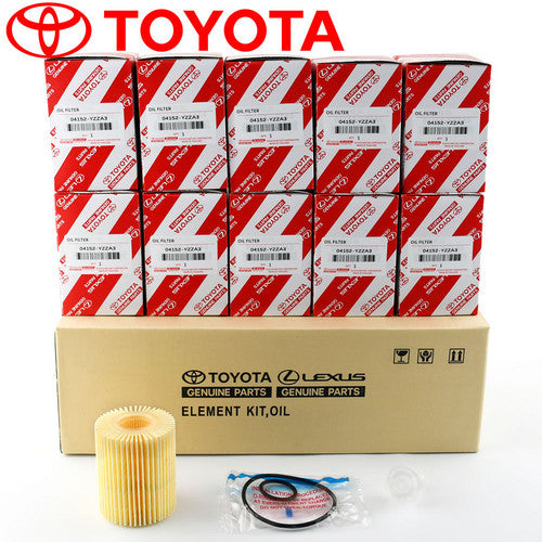 Toyota Oil Filters 04152-Yzza3, 10pcs