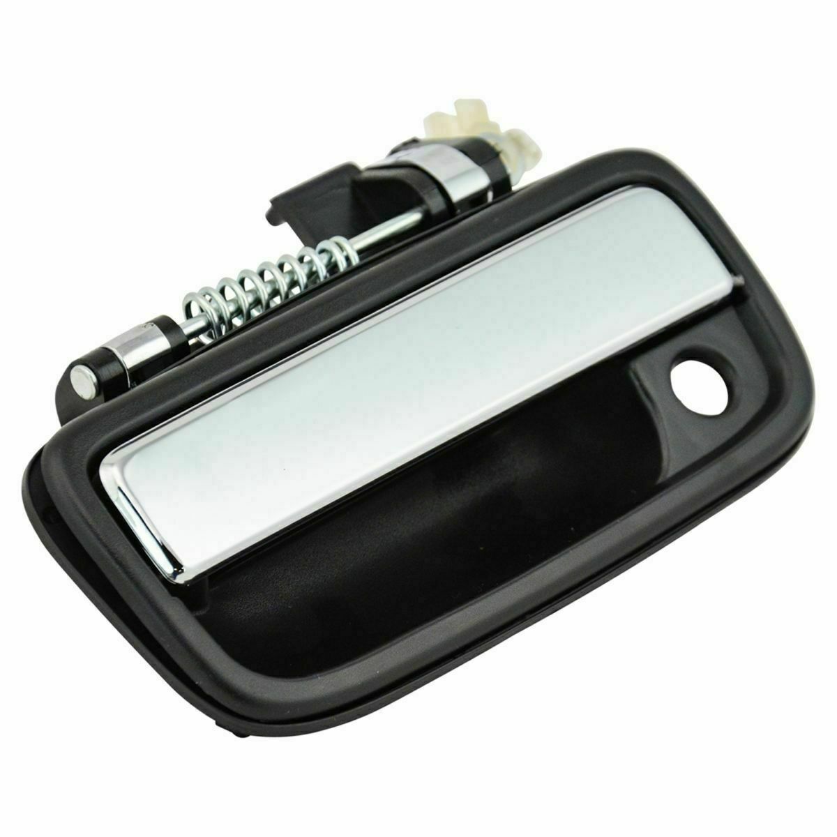Toyota Tacoma Front Left Door Handle - Black & Chrome Exterior Driver Side

