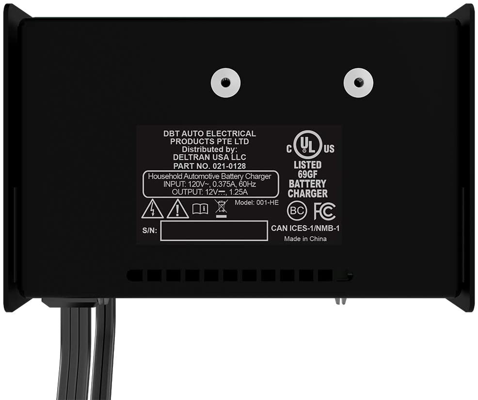 New Automatic Battery Charger Deltran Battery Tender Plus 12V 1.25A 021-0128