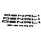 Denali Gloss Black Emblem Letters 4PCS Sierra Truck Upgrade