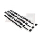 Denali Gloss Black Emblem Letters 4PCS Sierra Truck Upgrade