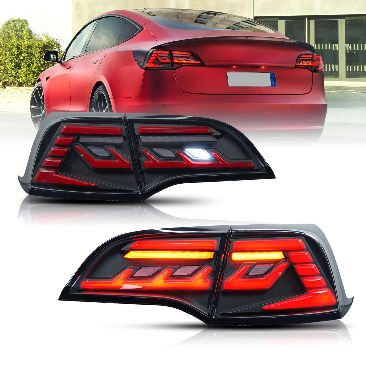 Eagle Eye Style LED Tail Light (1 Pair) For Tesla Model 3/ Y