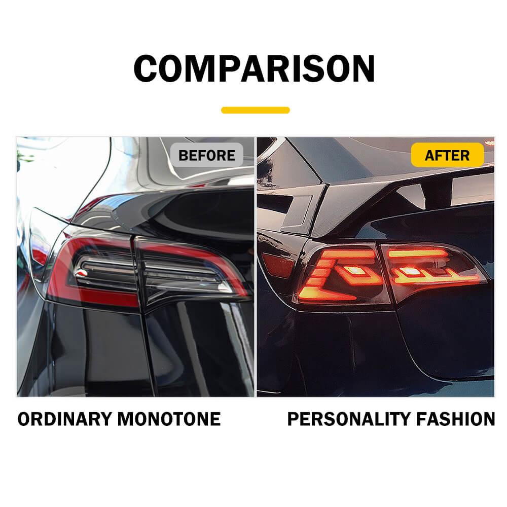 Eagle Eye Style LED Tail Light (1 Pair) For Tesla Model 3/ Y