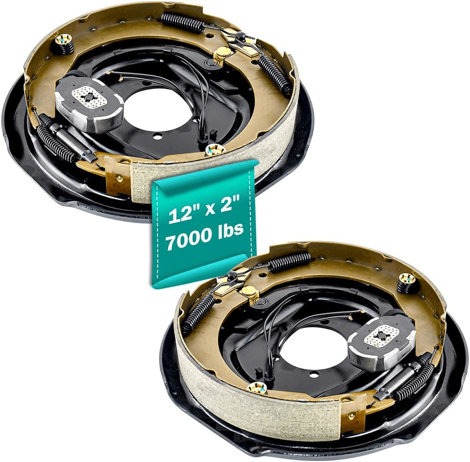 Electric Brake Kit 12" x 2" 7000 lbs Electric Trailer Brake Assembly