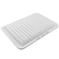 REPCOAUTO AF5649 engine air filter with pleated media, 3-warranty coverage, free shipping promotional packaging.

