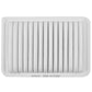 REPCOAUTO AF5649 engine air filter with pleated media, 3-warranty coverage, free shipping promotional packaging.

