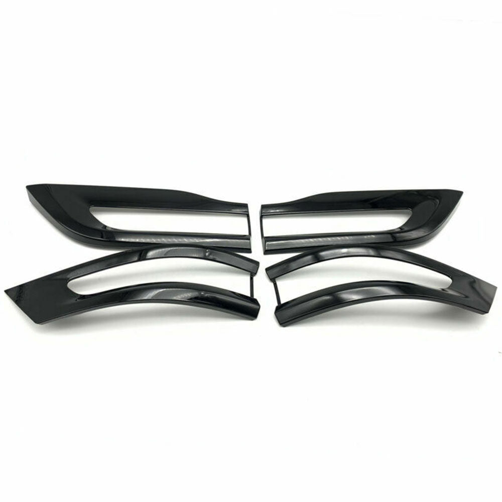 For 2014 - 2020 Jeep Grand Cherokee Gloss Black Tail Light