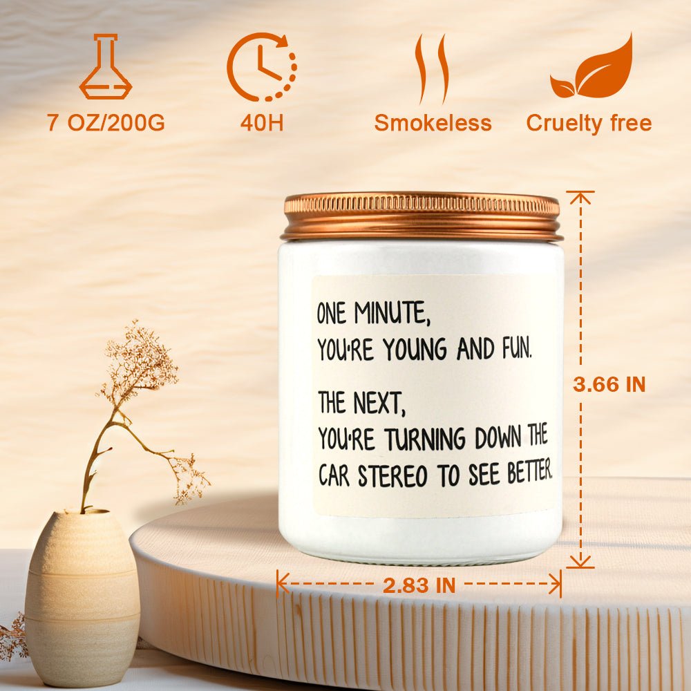 Funny Series Aromatherapy Car Candle | Premium Lavender Gift