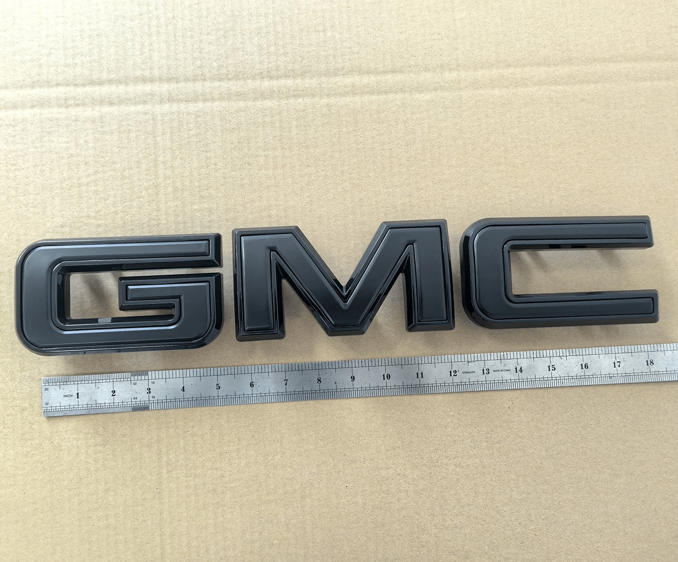 GMC Black Front Grille Emblem Replacement Sierra Yukon Canyon