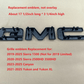 GMC Black Front Grille Emblem Replacement Sierra Yukon Canyon