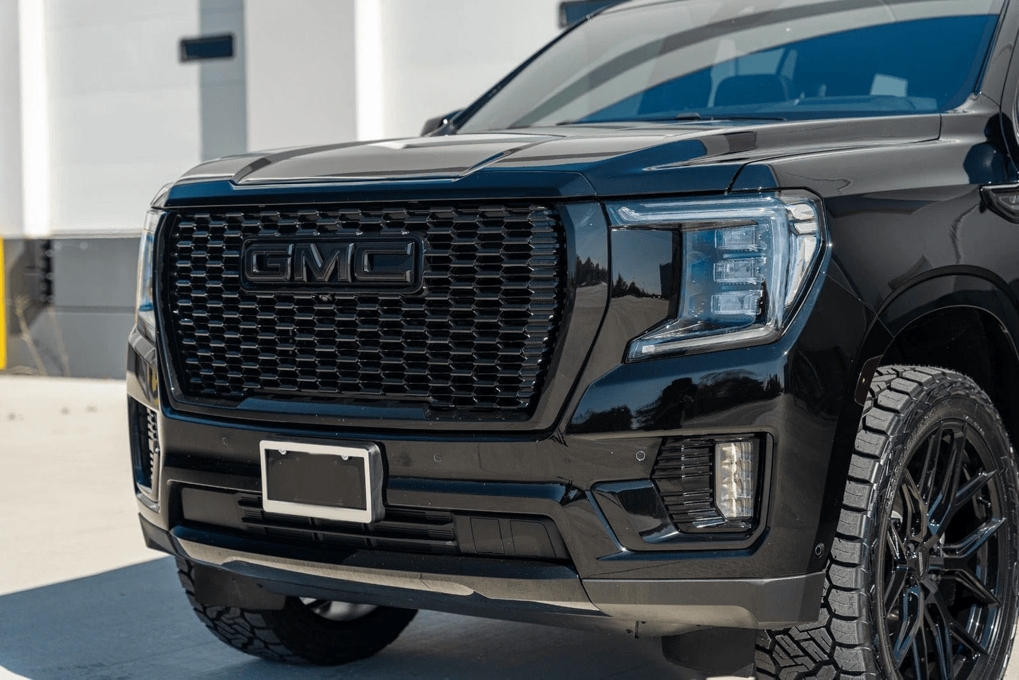 GMC Black Front Grille Emblem Replacement Sierra Yukon Canyon
