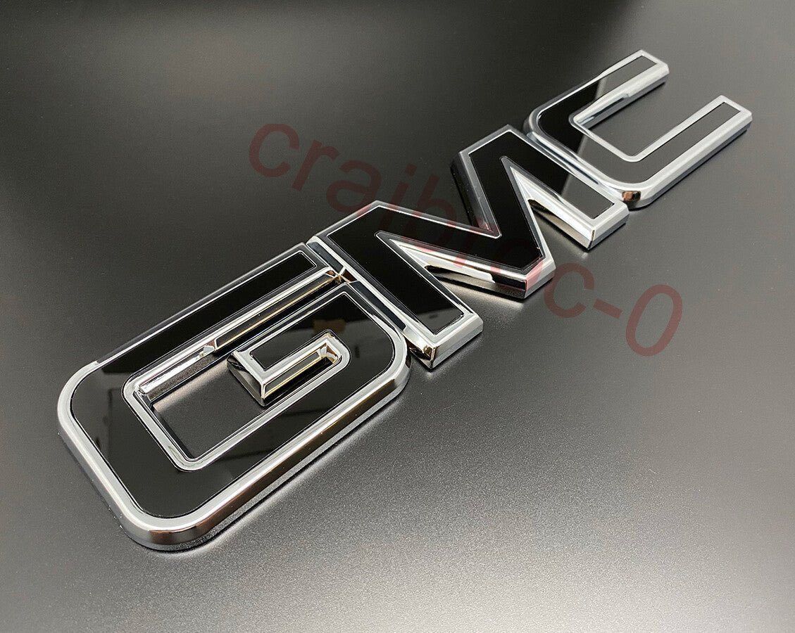 GMC Sierra Emblem Set 2PCS 2015 - 2019 Grille & Tailgate Badge