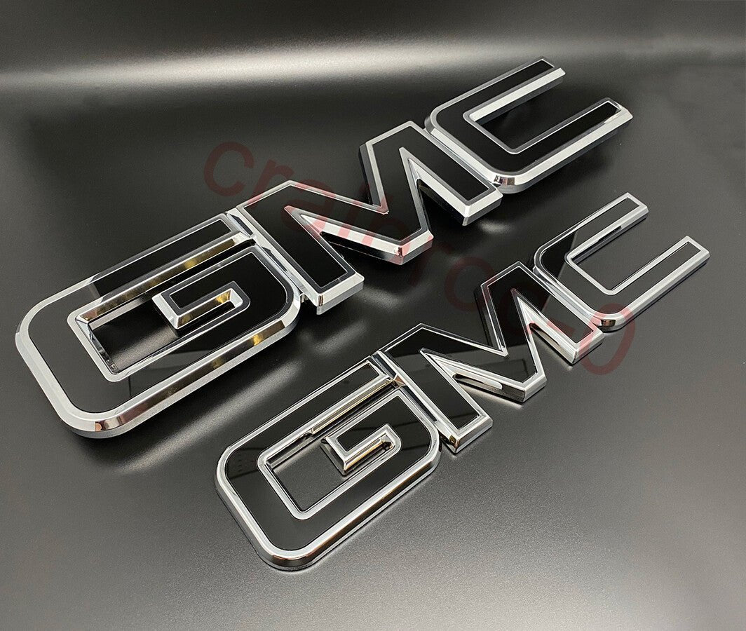 GMC Sierra Emblem Set 2PCS 2015 - 2019 Grille & Tailgate Badge