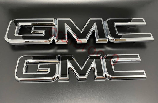 GMC Sierra Emblem Set 2PCS 2015 - 2019 Grille & Tailgate Badge