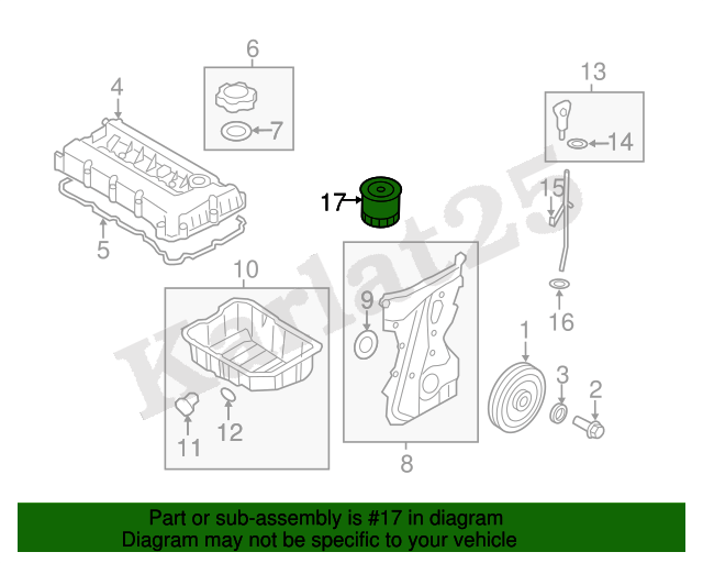 HYUNDAI ACCENT Filter 1975 - 1999