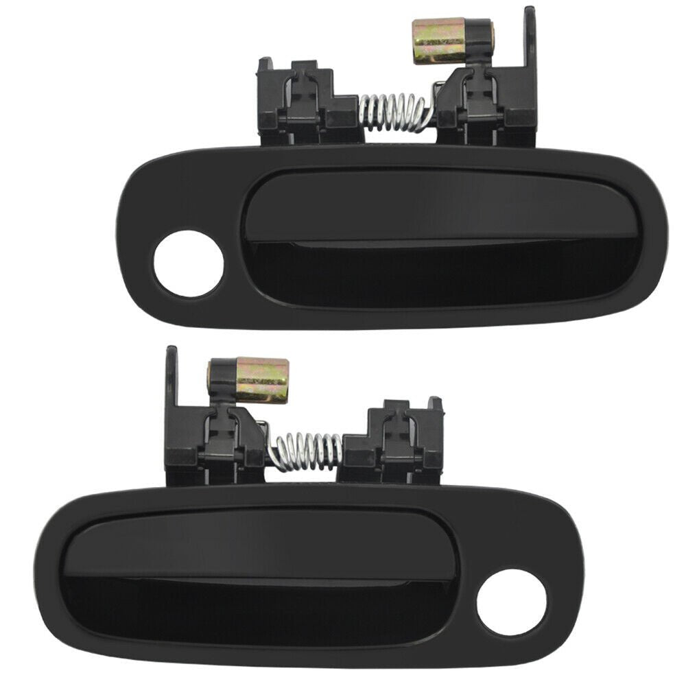 Inside Outside Front And Rear Black Door Handles For Chevy