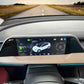 Integrated Dash Cover Display Dashboard For Model 3 & Y