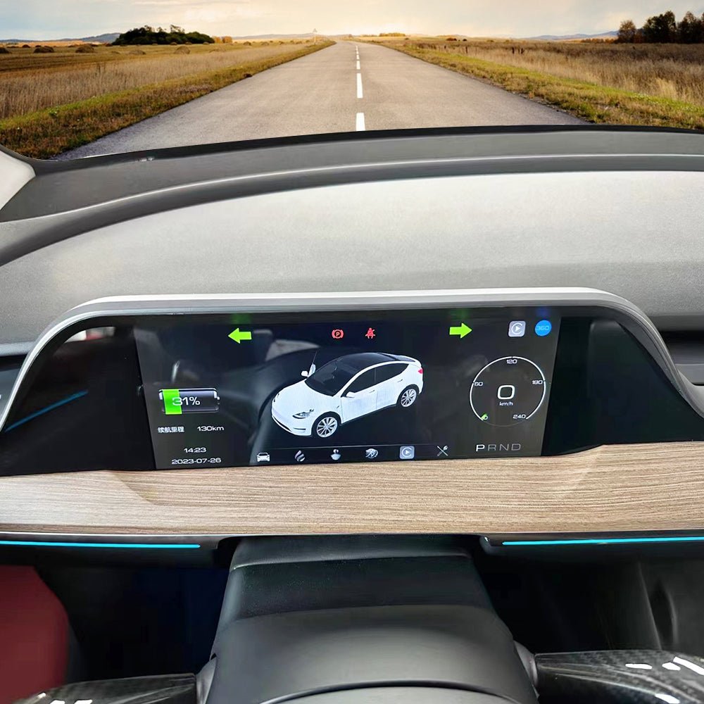 Integrated Dash Cover Display Dashboard For Model 3 & Y