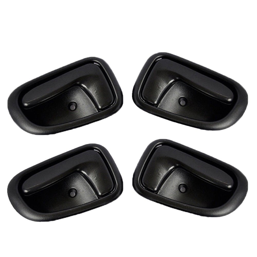 Interior Door Handle Black Set Of 4 Kit For 1993 - 1997 Toyota