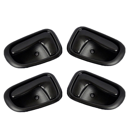 Interior Door Handle Black Set Of 4 Kit For 1993 - 1997 Toyota