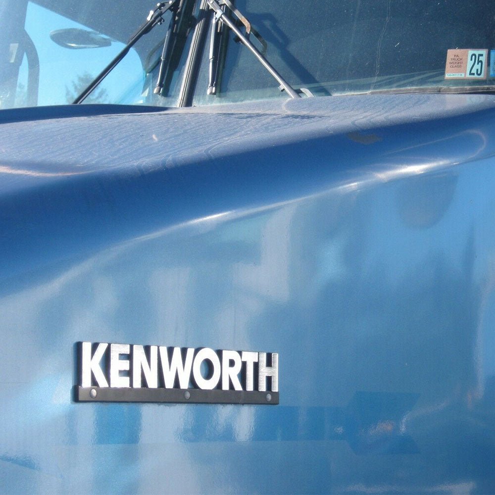 Kenworth Emblem Plate Metal Nameplate Chrome K2811348