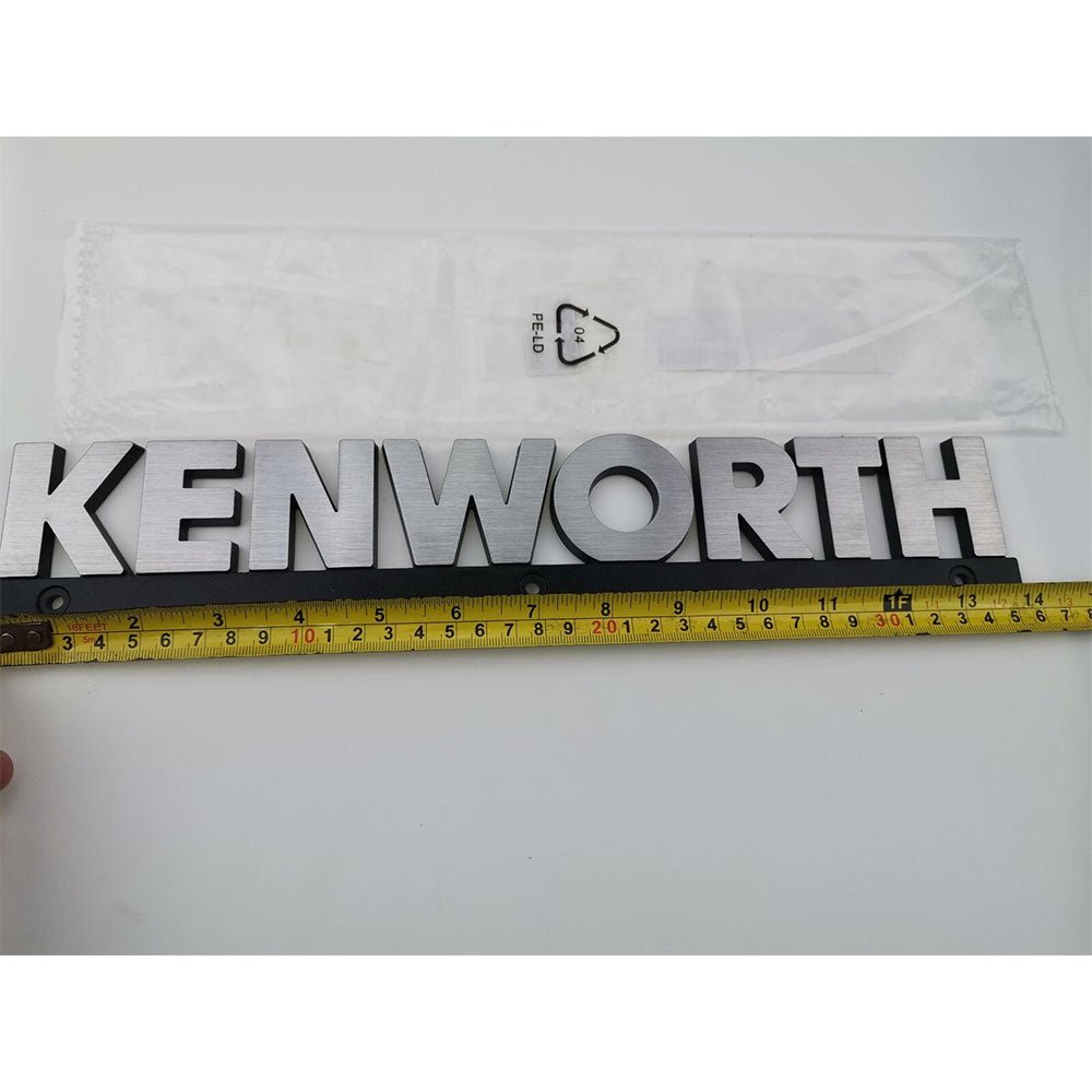 Kenworth Emblem Plate Metal Nameplate Chrome K2811348