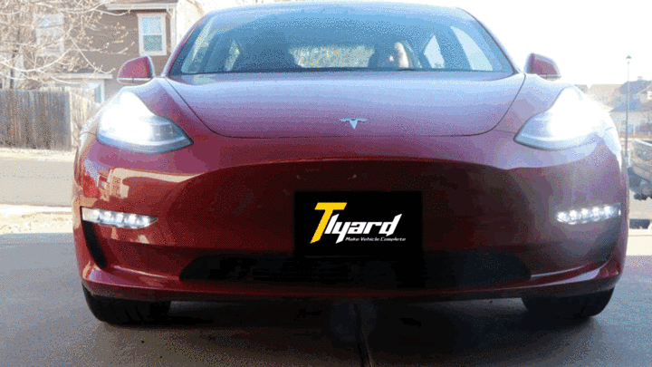 Front Water Steering Fog Lamp For Tesla Model 3/ Y
