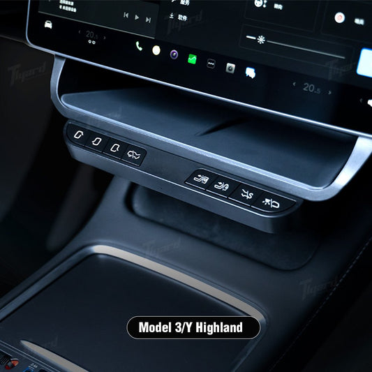 Model 3 Highland Center Console Physical Control Button Stroge Box