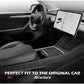 Model 3 & Y Alcantara Side Of Center Console Cover Interior Decor