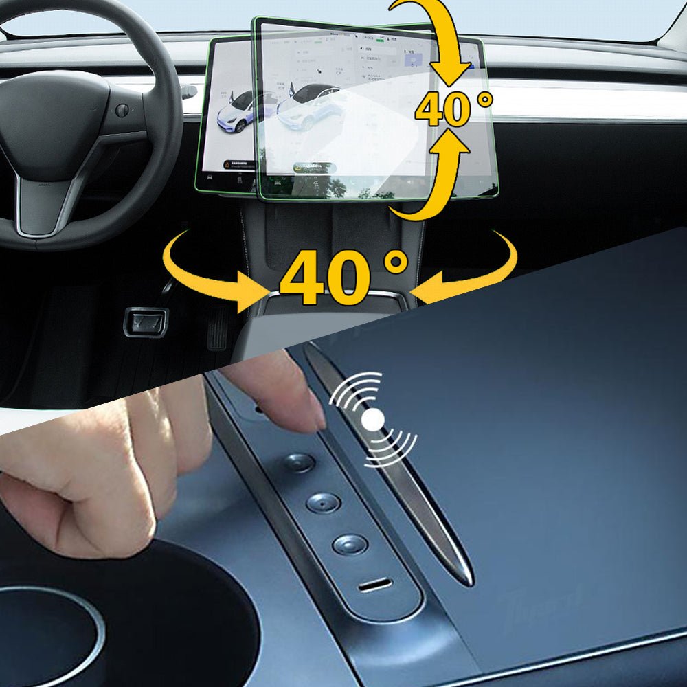 Model 3 & Y Center Console Control Button + Touch Screen Swiveling ...