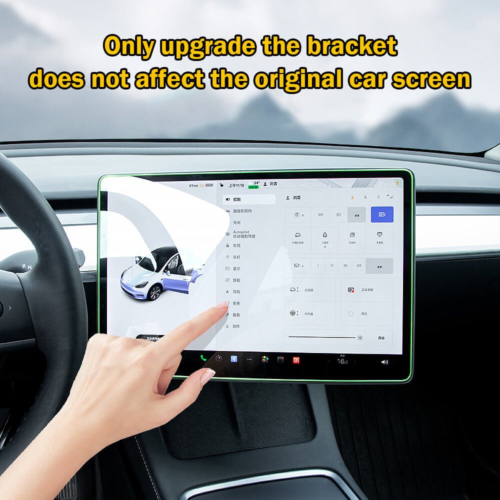 Model 3 & Y Center Console Control Button + Touch Screen Swiveling Mount Kit
