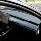 Model 3 & Y Dashboard Dash Cover And Door Trim Cover Extension Panels Real Carbon Fiber