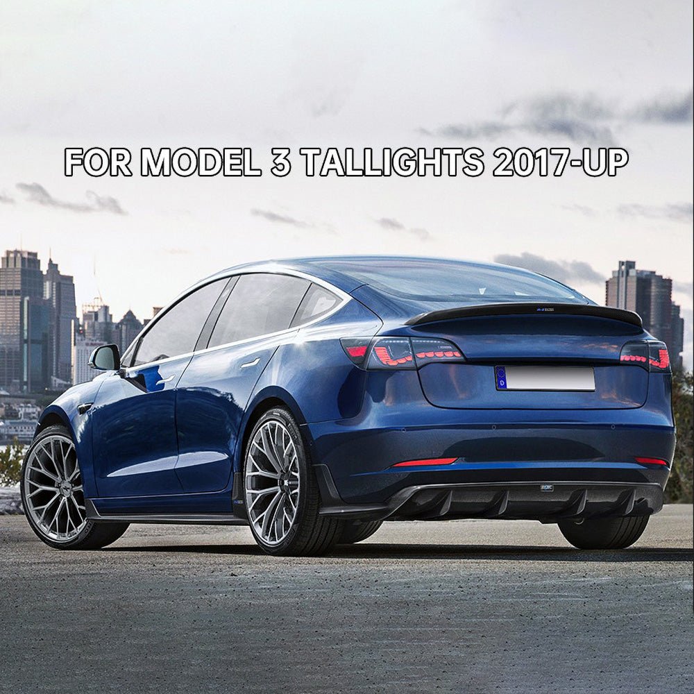 Model 3 & Y Dragon Scale Tail lights Tesla Modification