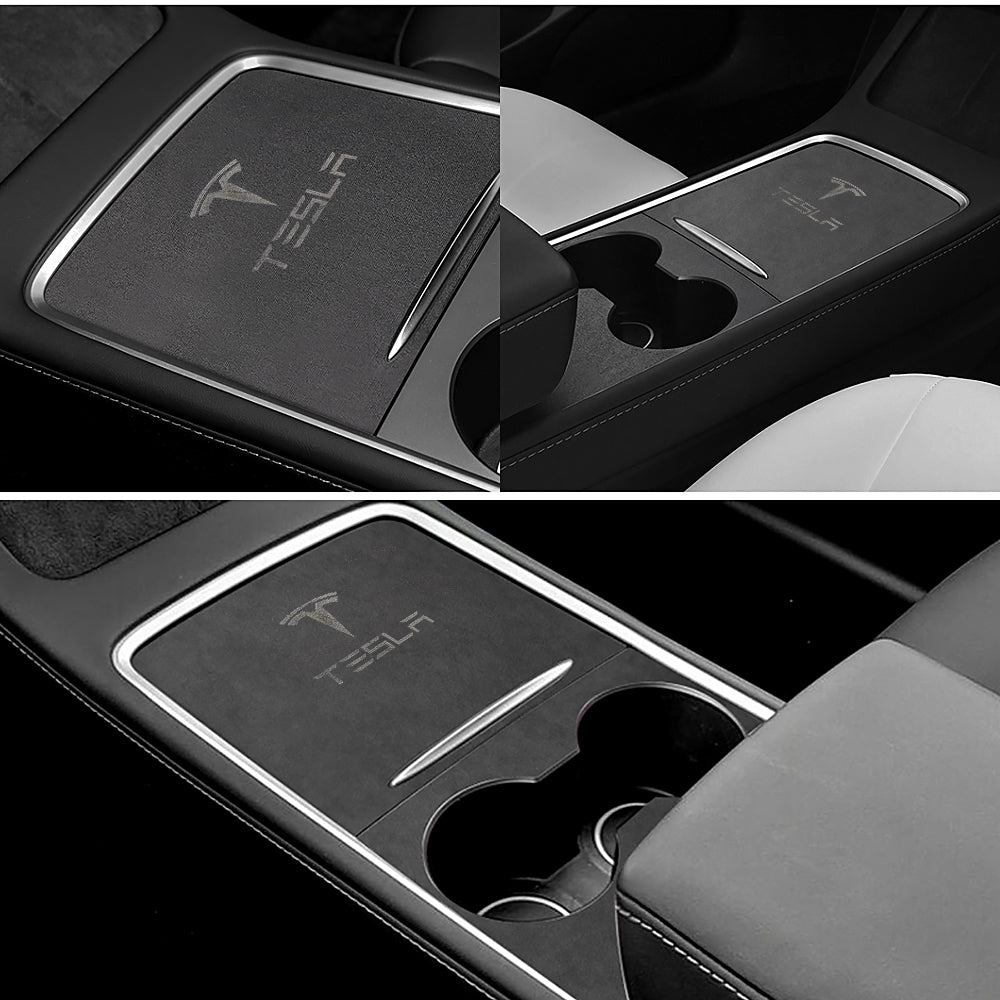 Model 3 & Y Highland Alcantara Center Console Cover Protector