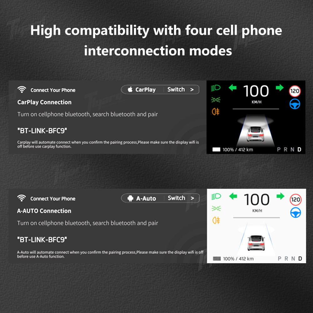 Model 3 & Y Highland/ Juniper 8.8 - inch Touch Dashboard Screen T12 Pro T13 Pro TYPro