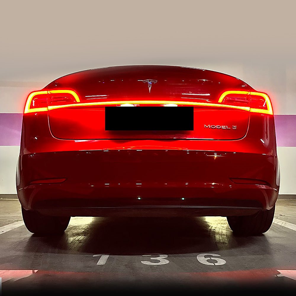 Model 3 & Y Lite Version Full - Width Strip Through Shape Taillight