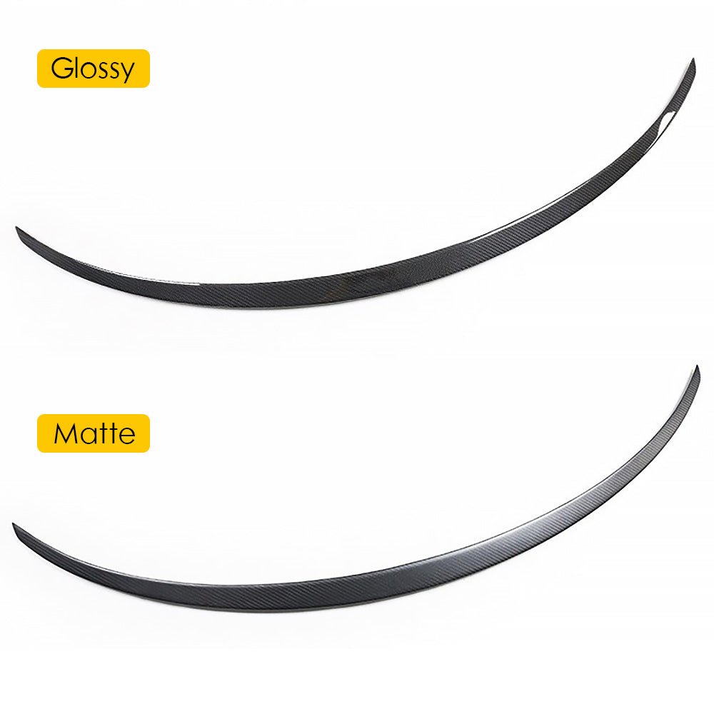 Model 3 & Y Matte Spoiler Real Carbon Fiber Trunk Lip Performance Wing