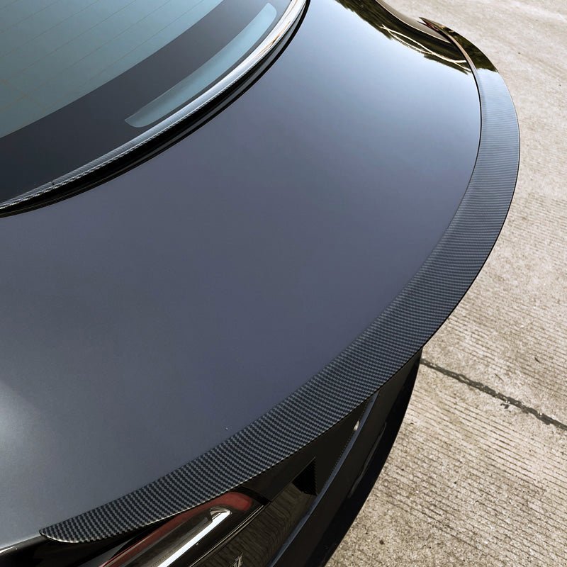 Model 3 & Y Matte Spoiler Real Carbon Fiber Trunk Lip Performance Wing