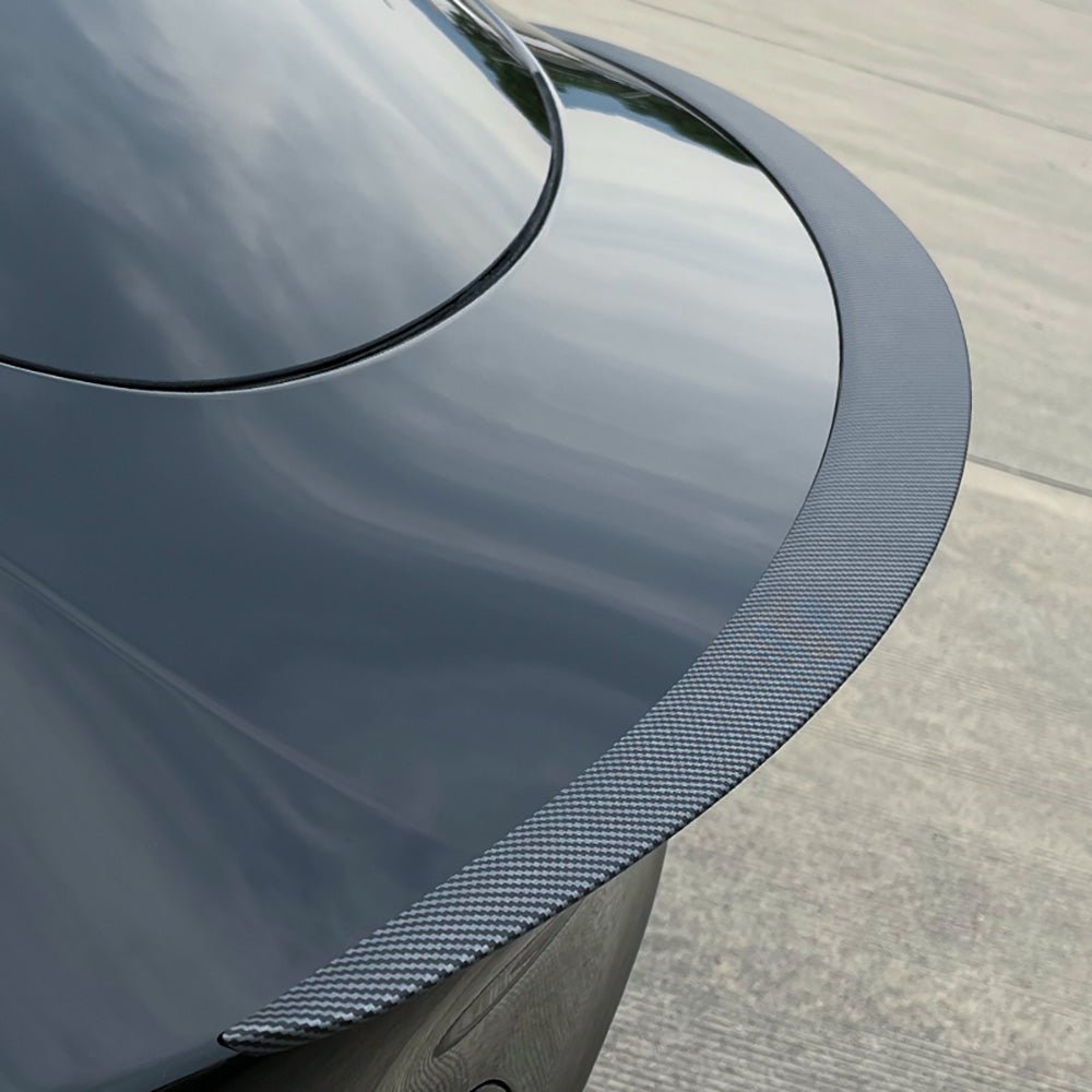 Model 3 & Y Matte Spoiler Real Carbon Fiber Trunk Lip Performance Wing