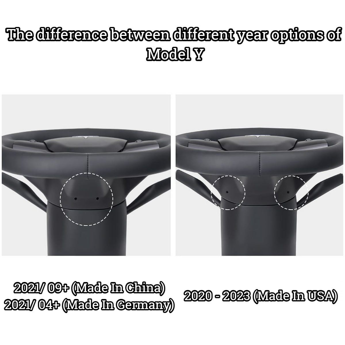 Model 3/ Y Modification Customize Round Heating Steering Wheel